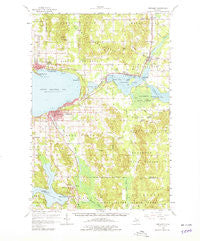 Petoskey Michigan Historical topographic map, 1:62500 scale, 15 X 15 Minute, Year 1958