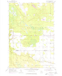 Pickford NW Michigan Historical topographic map, 1:24000 scale, 7.5 X 7.5 Minute, Year 1953