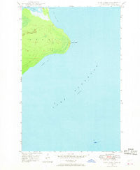 Point Isabelle Michigan Historical topographic map, 1:24000 scale, 7.5 X 7.5 Minute, Year 1948