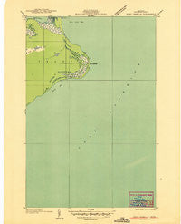 Point Isabelle Michigan Historical topographic map, 1:31680 scale, 7.5 X 7.5 Minute, Year 1927