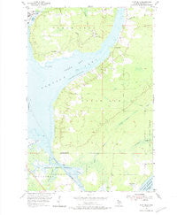 Point Mills Michigan Historical topographic map, 1:24000 scale, 7.5 X 7.5 Minute, Year 1954