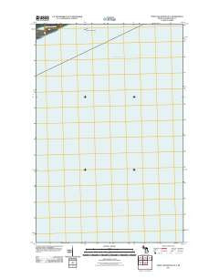 Point Houghton OE S Michigan Historical topographic map, 1:24000 scale, 7.5 X 7.5 Minute, Year 2011