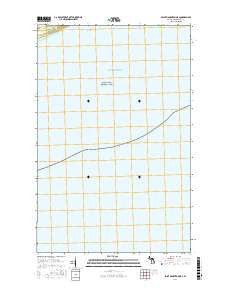 Point Houghton OE S Michigan Current topographic map, 1:24000 scale, 7.5 X 7.5 Minute, Year 2017