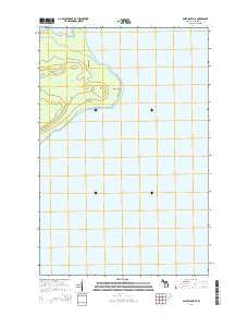 Point Isabelle Michigan Historical topographic map, 1:24000 scale, 7.5 X 7.5 Minute, Year 2014