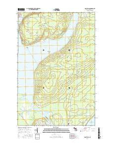 Point Mills Michigan Current topographic map, 1:24000 scale, 7.5 X 7.5 Minute, Year 2017