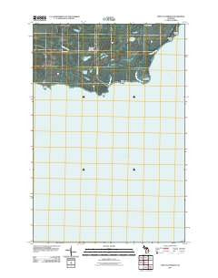 Point Patterson Michigan Historical topographic map, 1:24000 scale, 7.5 X 7.5 Minute, Year 2011