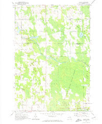 Polaski Michigan Historical topographic map, 1:24000 scale, 7.5 X 7.5 Minute, Year 1971