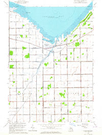 Quanicassee Michigan Historical topographic map, 1:24000 scale, 7.5 X 7.5 Minute, Year 1963