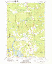 Randville Michigan Historical topographic map, 1:24000 scale, 7.5 X 7.5 Minute, Year 1955
