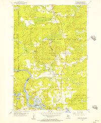 Randville Michigan Historical topographic map, 1:24000 scale, 7.5 X 7.5 Minute, Year 1955