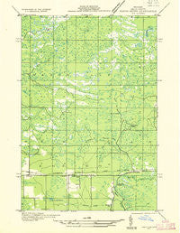 Rapid River NE Michigan Historical topographic map, 1:31680 scale, 7.5 X 7.5 Minute, Year 1932