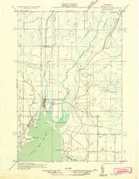 Rapid River NW Michigan Historical topographic map, 1:31680 scale, 7.5 X 7.5 Minute, Year 1932