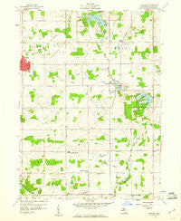 Reading Michigan Historical topographic map, 1:24000 scale, 7.5 X 7.5 Minute, Year 1959