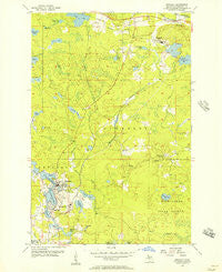 Republic Michigan Historical topographic map, 1:24000 scale, 7.5 X 7.5 Minute, Year 1955