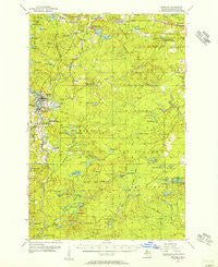 Republic Michigan Historical topographic map, 1:62500 scale, 15 X 15 Minute, Year 1955