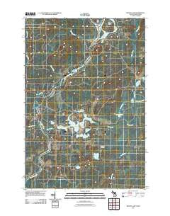 Resort Lake Michigan Historical topographic map, 1:24000 scale, 7.5 X 7.5 Minute, Year 2011