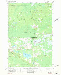 Rexton Michigan Historical topographic map, 1:24000 scale, 7.5 X 7.5 Minute, Year 1964