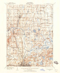 Rives Junction Michigan Historical topographic map, 1:62500 scale, 15 X 15 Minute, Year 1919