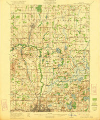 Rives Junction Michigan Historical topographic map, 1:62500 scale, 15 X 15 Minute, Year 1921