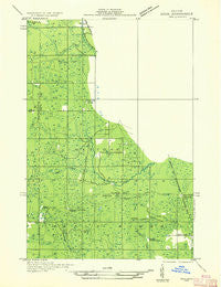 Rock NE Michigan Historical topographic map, 1:31680 scale, 7.5 X 7.5 Minute, Year 1932