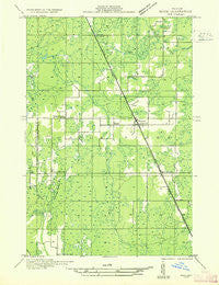 Rock SW Michigan Historical topographic map, 1:31680 scale, 7.5 X 7.5 Minute, Year 1932