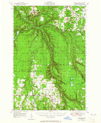 Rockland Michigan Historical topographic map, 1:62500 scale, 15 X 15 Minute, Year 1949