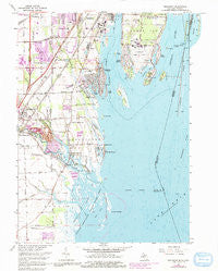 Rockwood Michigan Historical topographic map, 1:24000 scale, 7.5 X 7.5 Minute, Year 1967