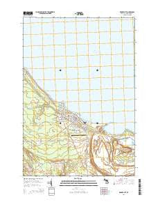 Rogers City Michigan Historical topographic map, 1:24000 scale, 7.5 X 7.5 Minute, Year 2014