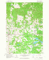 Rose City Michigan Historical topographic map, 1:24000 scale, 7.5 X 7.5 Minute, Year 1965