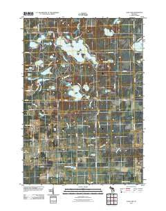 Sage Lake Michigan Historical topographic map, 1:24000 scale, 7.5 X 7.5 Minute, Year 2011