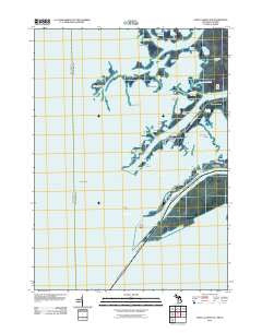 Saint Clair Flats Michigan Historical topographic map, 1:24000 scale, 7.5 X 7.5 Minute, Year 2011