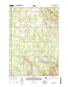 Saint Helen NE Michigan Historical topographic map, 1:24000 scale, 7.5 X 7.5 Minute, Year 2014