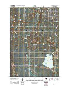 Saint Jacques Michigan Historical topographic map, 1:24000 scale, 7.5 X 7.5 Minute, Year 2011