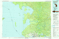 Sault Ste. Marie North Michigan Historical topographic map, 1:100000 scale, 30 X 60 Minute, Year 1985