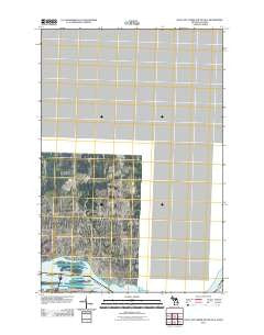 Sault Ste. Marie South OE N Michigan Historical topographic map, 1:24000 scale, 7.5 X 7.5 Minute, Year 2011