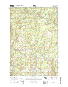 Schaffer Michigan Historical topographic map, 1:24000 scale, 7.5 X 7.5 Minute, Year 2014