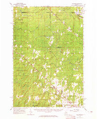 Schaffer Michigan Historical topographic map, 1:62500 scale, 15 X 15 Minute, Year 1963