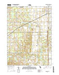 Schoolcraft Michigan Historical topographic map, 1:24000 scale, 7.5 X 7.5 Minute, Year 2014