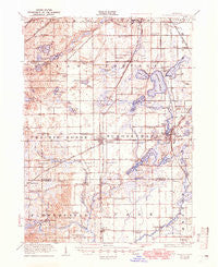 Schoolcraft Michigan Historical topographic map, 1:62500 scale, 15 X 15 Minute, Year 1922