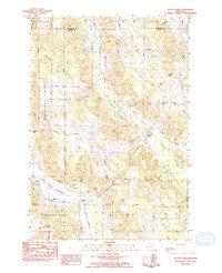 Scotts Lake Michigan Historical topographic map, 1:25000 scale, 7.5 X 7.5 Minute, Year 1983