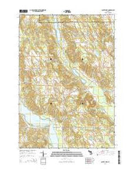 Scotts Lake Michigan Historical topographic map, 1:24000 scale, 7.5 X 7.5 Minute, Year 2014