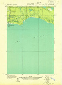 Seul Choix Point NE Michigan Historical topographic map, 1:31680 scale, 7.5 X 7.5 Minute, Year 1931