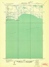 Seul Choix Point NE Michigan Historical topographic map, 1:31680 scale, 7.5 X 7.5 Minute, Year 1931