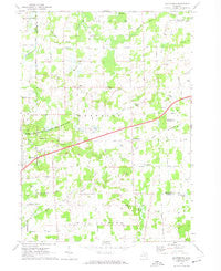 Shaftsburg Michigan Historical topographic map, 1:24000 scale, 7.5 X 7.5 Minute, Year 1972