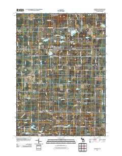 Sheridan Michigan Historical topographic map, 1:24000 scale, 7.5 X 7.5 Minute, Year 2011