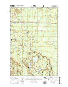 Shingleton Michigan Historical topographic map, 1:24000 scale, 7.5 X 7.5 Minute, Year 2014