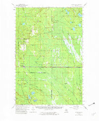 Shingleton Michigan Historical topographic map, 1:62500 scale, 15 X 15 Minute, Year 1958