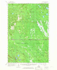 Shingleton Michigan Historical topographic map, 1:62500 scale, 15 X 15 Minute, Year 1958