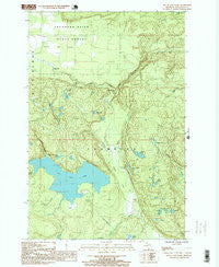 Silver Lake Basin Michigan Historical topographic map, 1:24000 scale, 7.5 X 7.5 Minute, Year 1996