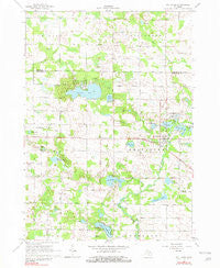 Six Lakes Michigan Historical topographic map, 1:24000 scale, 7.5 X 7.5 Minute, Year 1964
